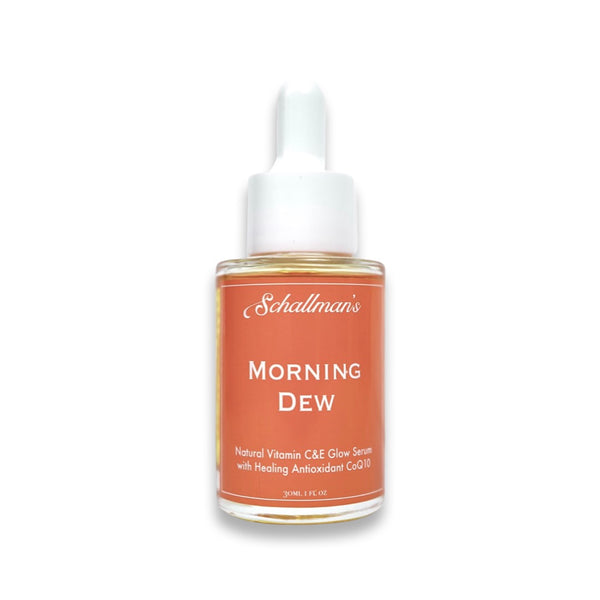 Schallman's Vitamin C Natural Serum Morning Dew Glow Antioxident CoQ10 for Brighter and hydrated skin with anti-aging 